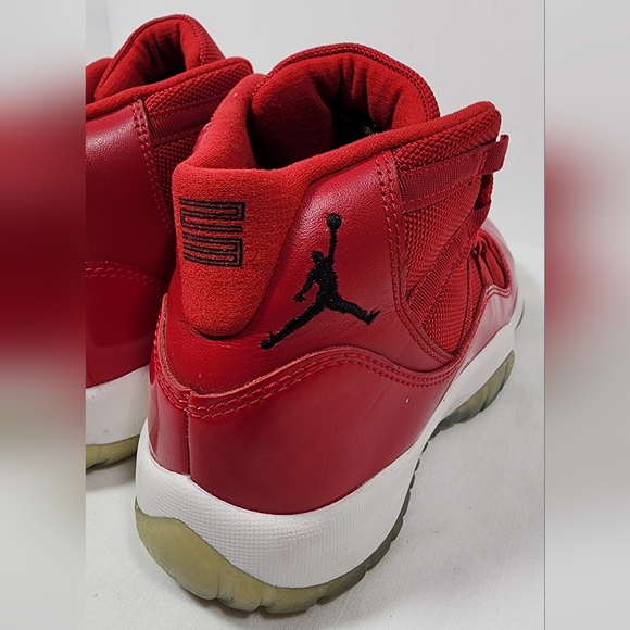 Nike Air Jordan 11 Retro Win Like '96 378038-623 Youth Size 6.0 Red - Picture 7 of 16